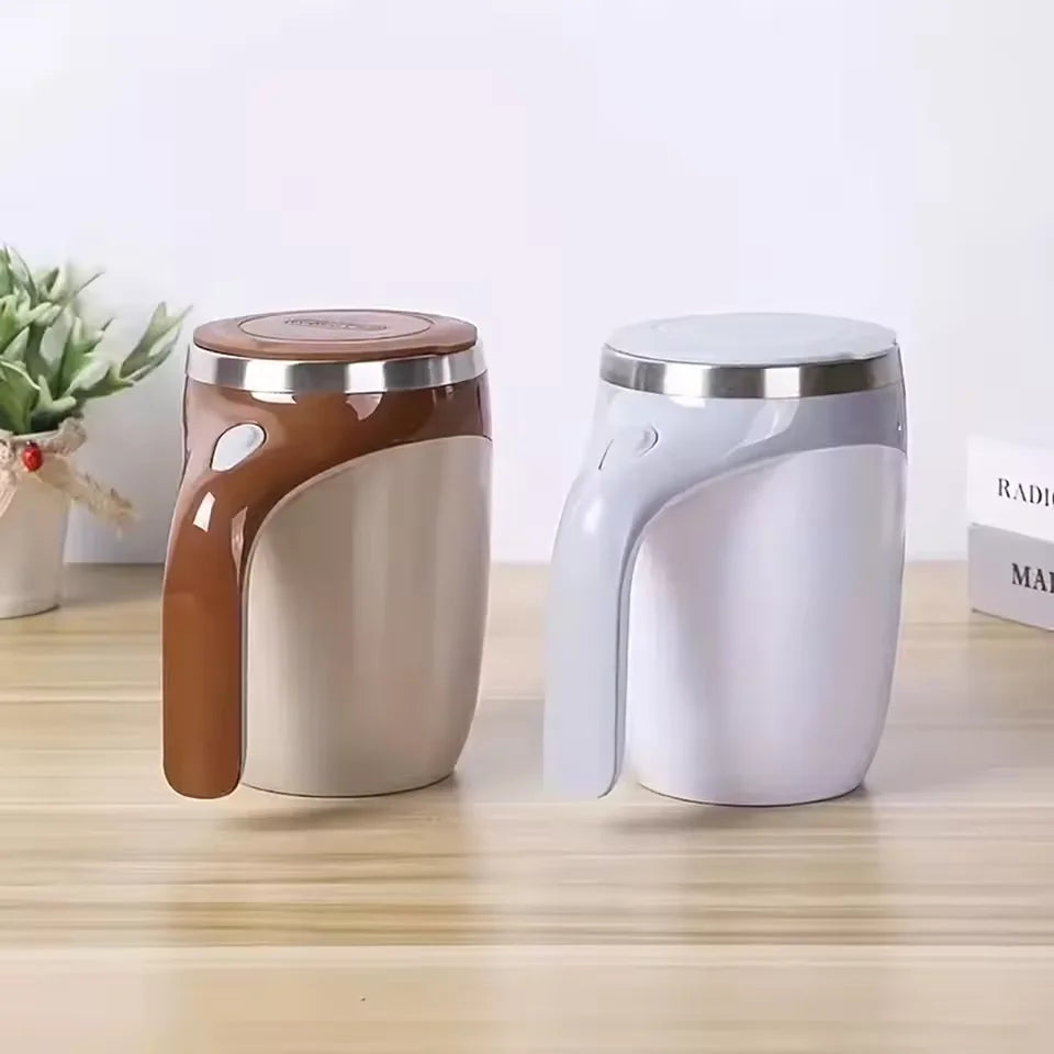 Automatic Mixing Cup Portable Magnetic Coffee Mug The Wireless Stainless Steel Electric Stirring Cup Coffee Milk Fruits Cup